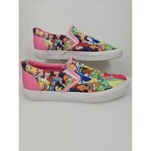Disney Princess Slip On Canvas Sneaker from Ground Up Big Kid Size 5 Princesses